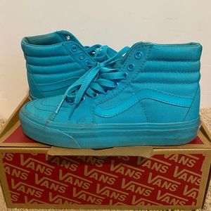 Skate high vans (turquoise color) #vans